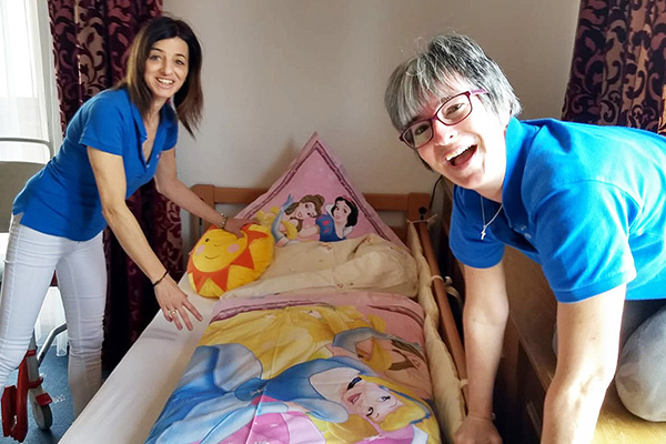 Pflege bei den Arche Herzensbrücken