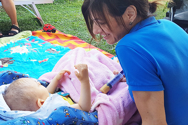 Pflege von schwer erkrankten Kindern bei Arche Herzensbrücken