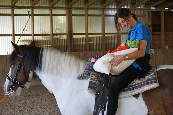 Reittherapie Jonas Ines Arche Herzensbrücken Sommerwochen