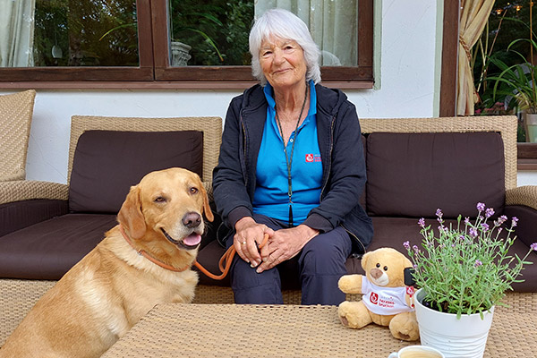 Therapiehund Nemo mit Lalage