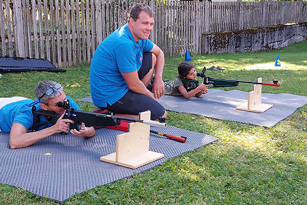 Biathlon Parcour Arche Herzensbrücken Sommerwochen