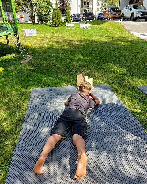 Biathlon Parcour Arche Herzensbrücken Sommerwochen