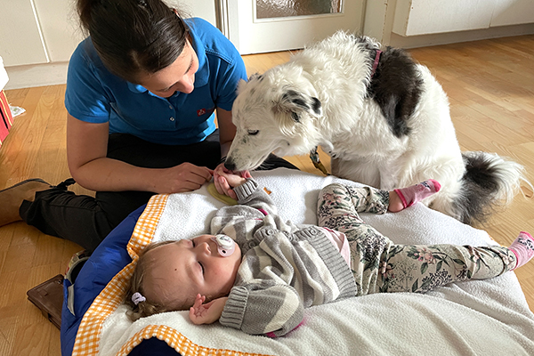 Tiergestützte Therapie, Therapiehund für schwer erkrankte Kinder