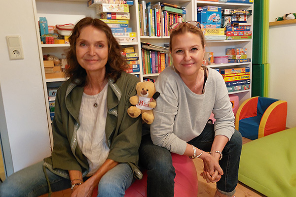 Katharina und Daniela Böhm bei den Arche Herzensbrücken Wochen 2022