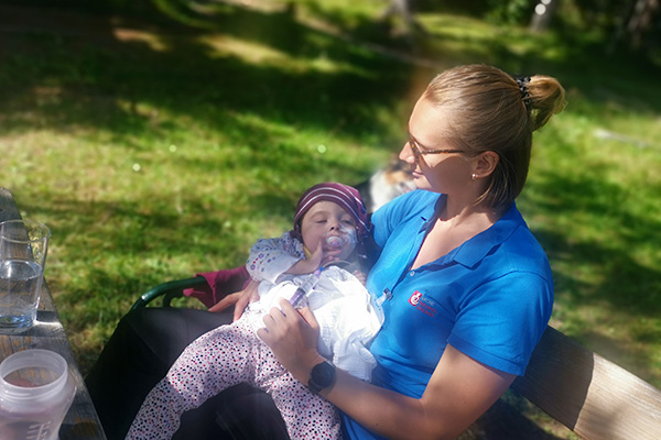 Lama Ausflug Arche Herzensbrücken für Familien mit schwer kranken Kindern