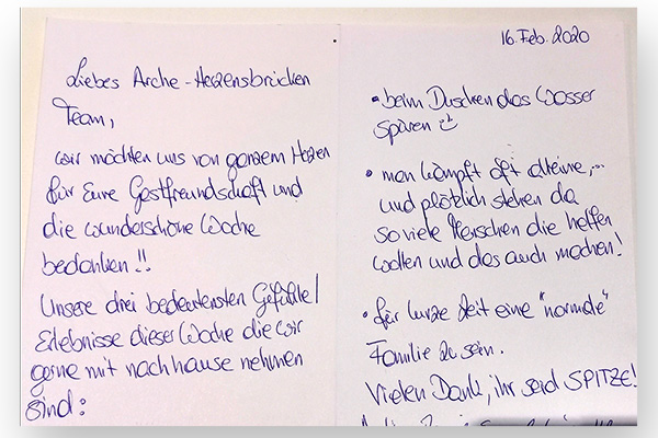 Winterwochen Gästebuch