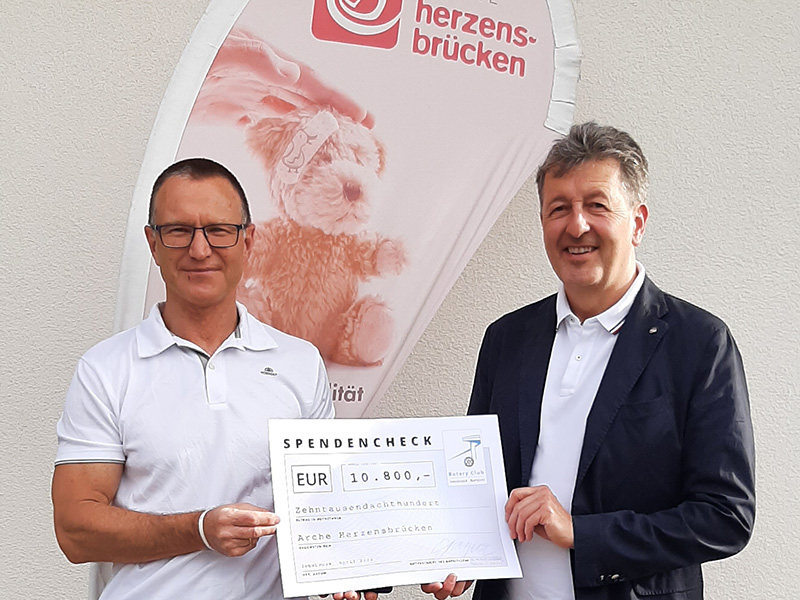 Spende Rotary Innsbruck Bergisel